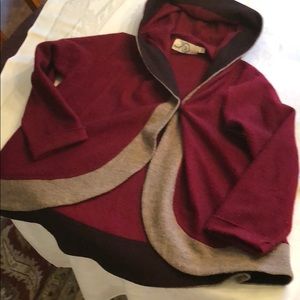 Boiled woolen swing coat. Gently worn